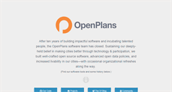 Desktop Screenshot of openplans.org